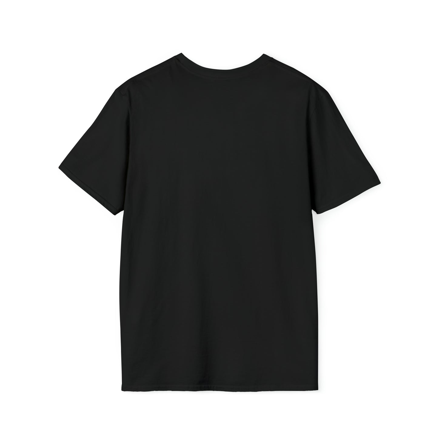 Unisex Softstyle T-Shirt (Pink logo)