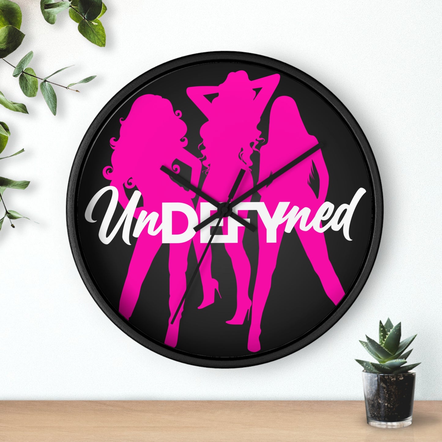 Wall clock (Pink logo)