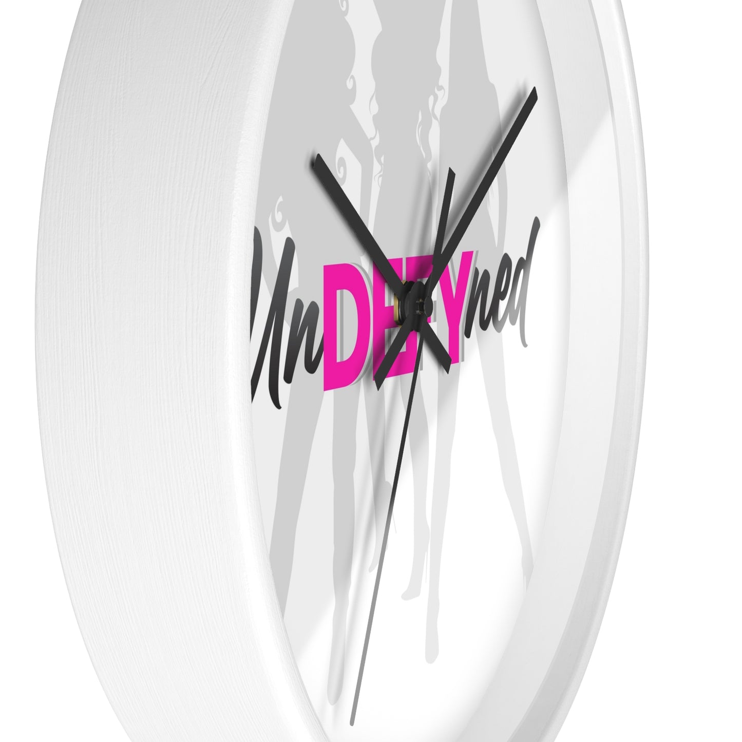 Wall clock (Grey logo)