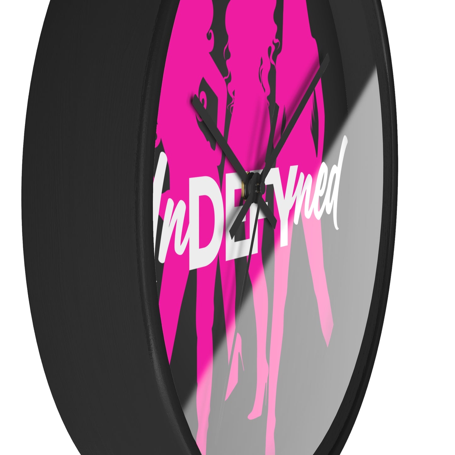 Wall clock (Pink logo)