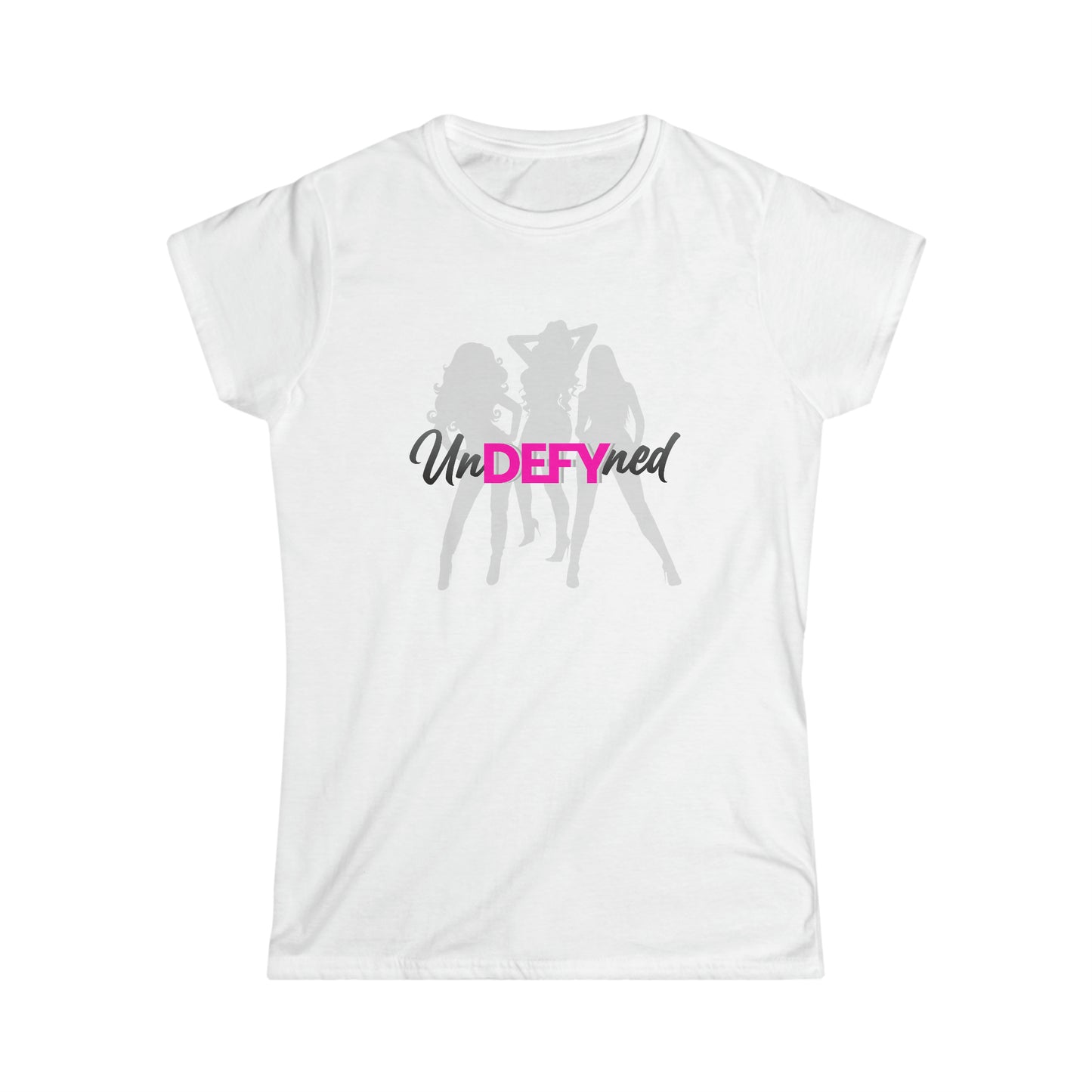 Women's Softstyle Tee (Grey logo)