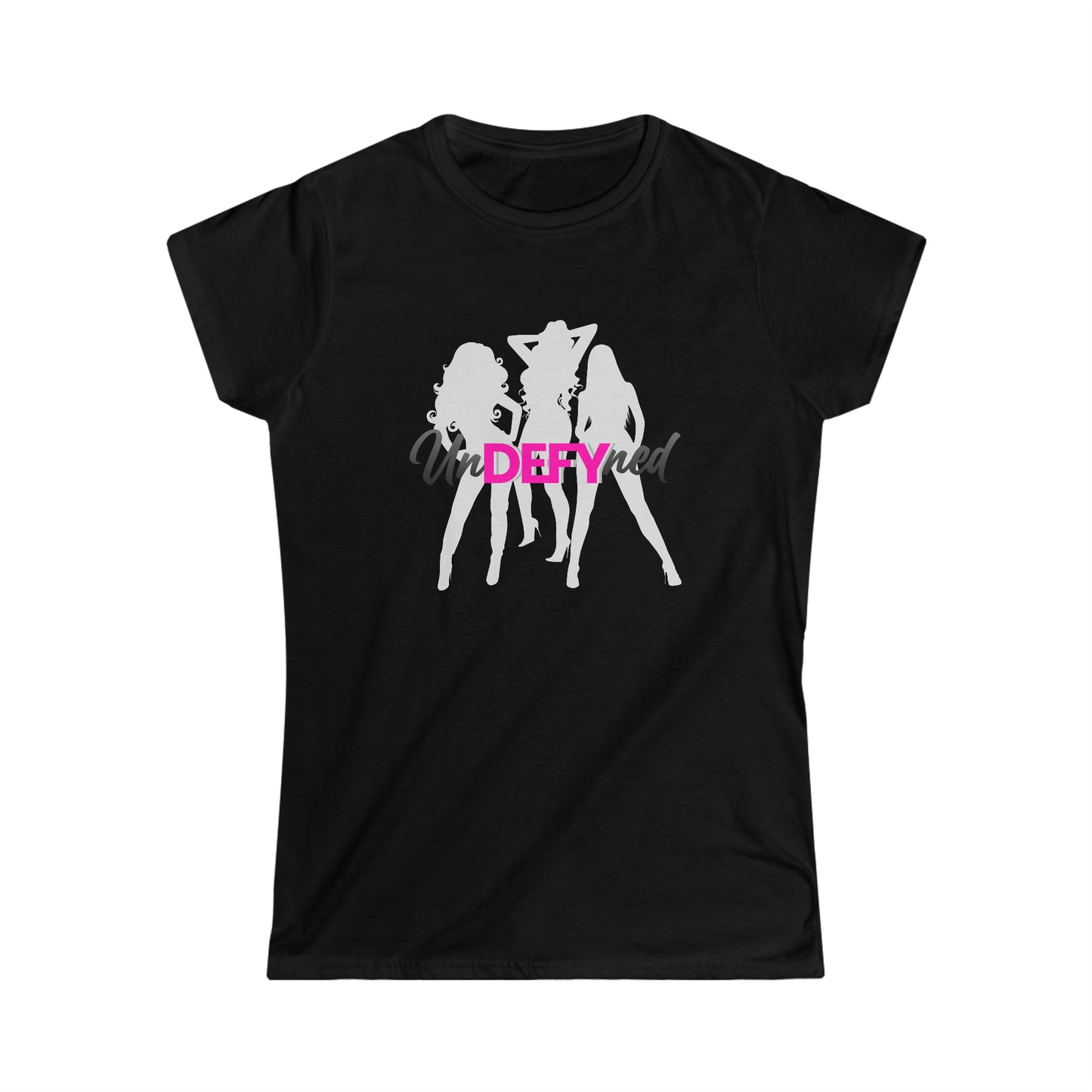 Women's Softstyle Tee (Grey logo)