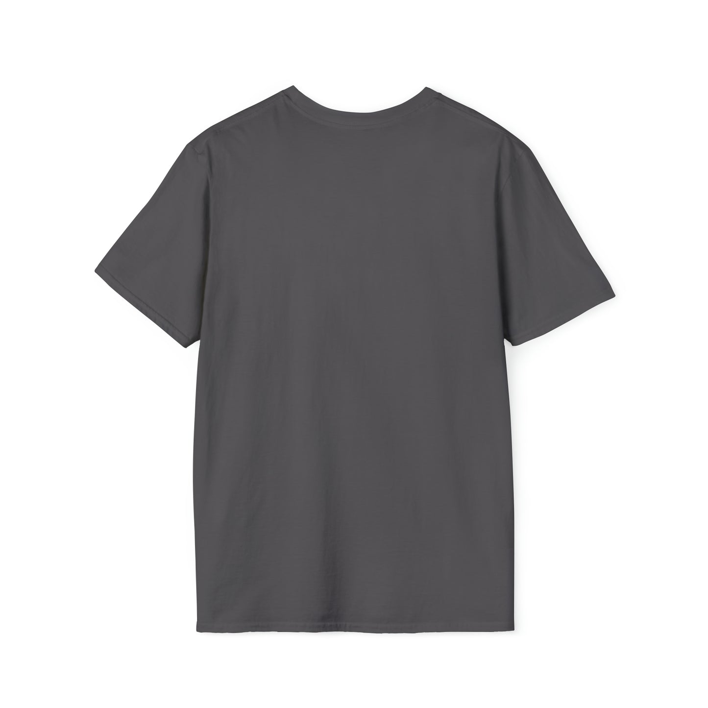 Unisex Softstyle T-Shirt (Pink logo)
