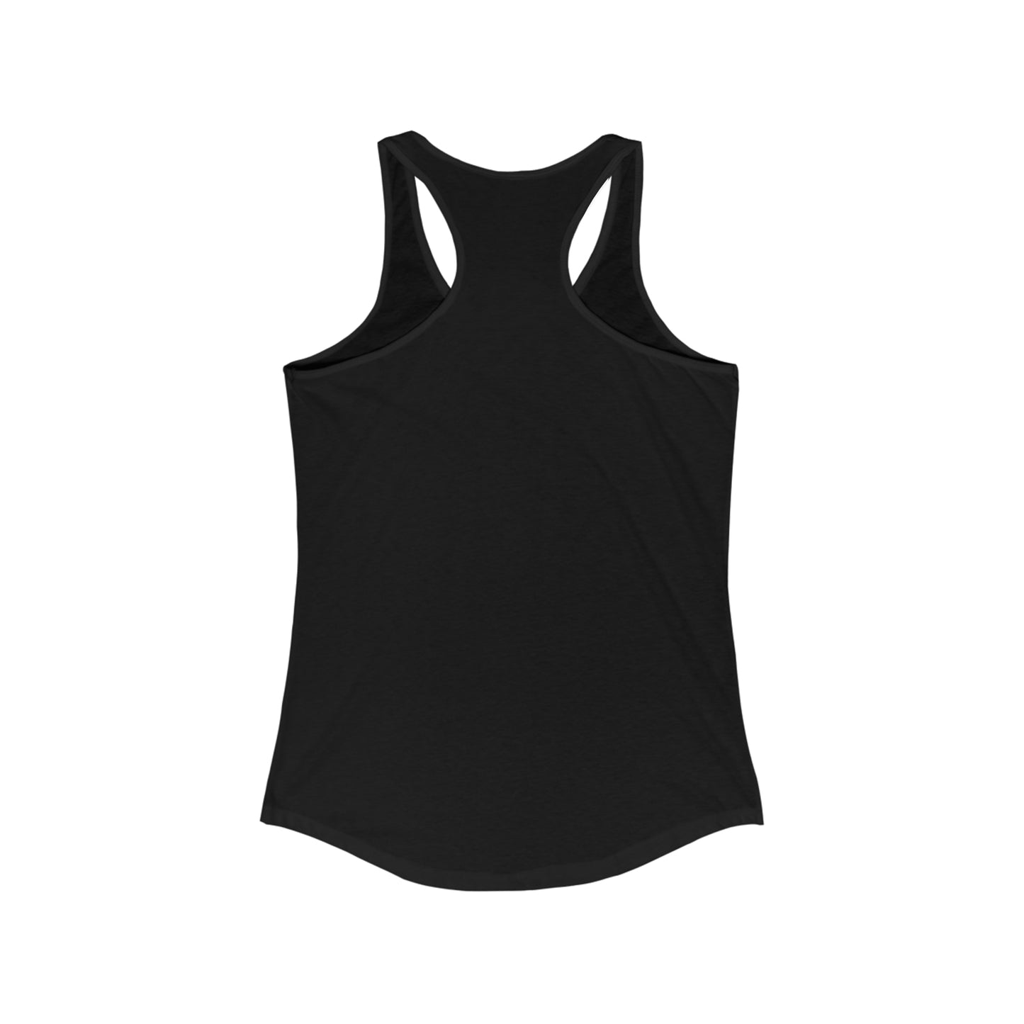 Women's Ideal Racerback Tank (Grey logo)