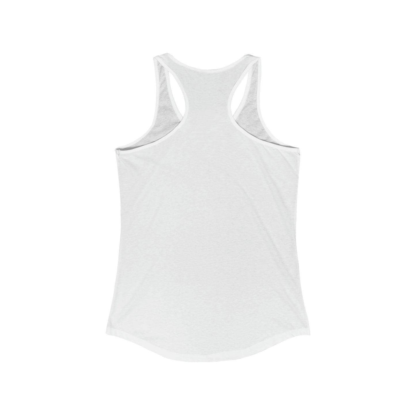 Women's Ideal Racerback Tank (Pink logo)
