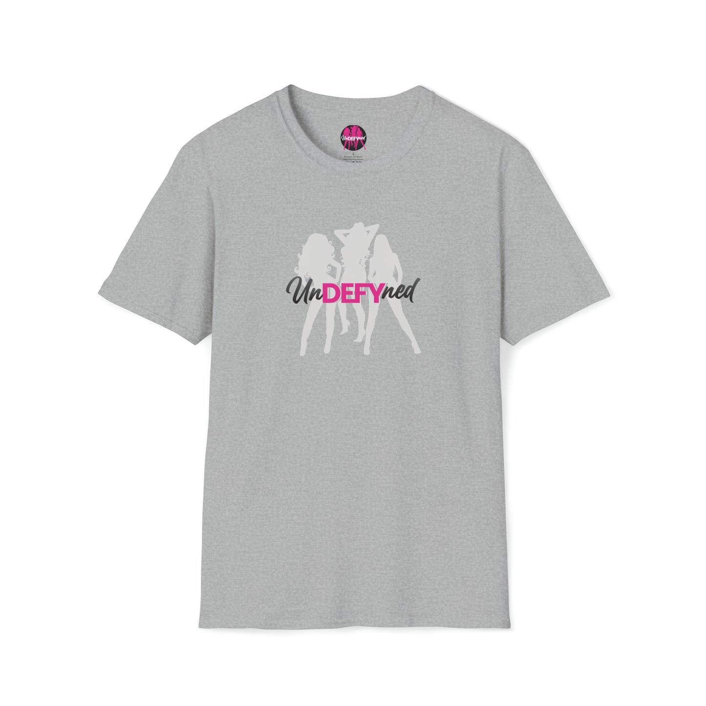 Unisex Softstyle T-Shirt (Grey logo)