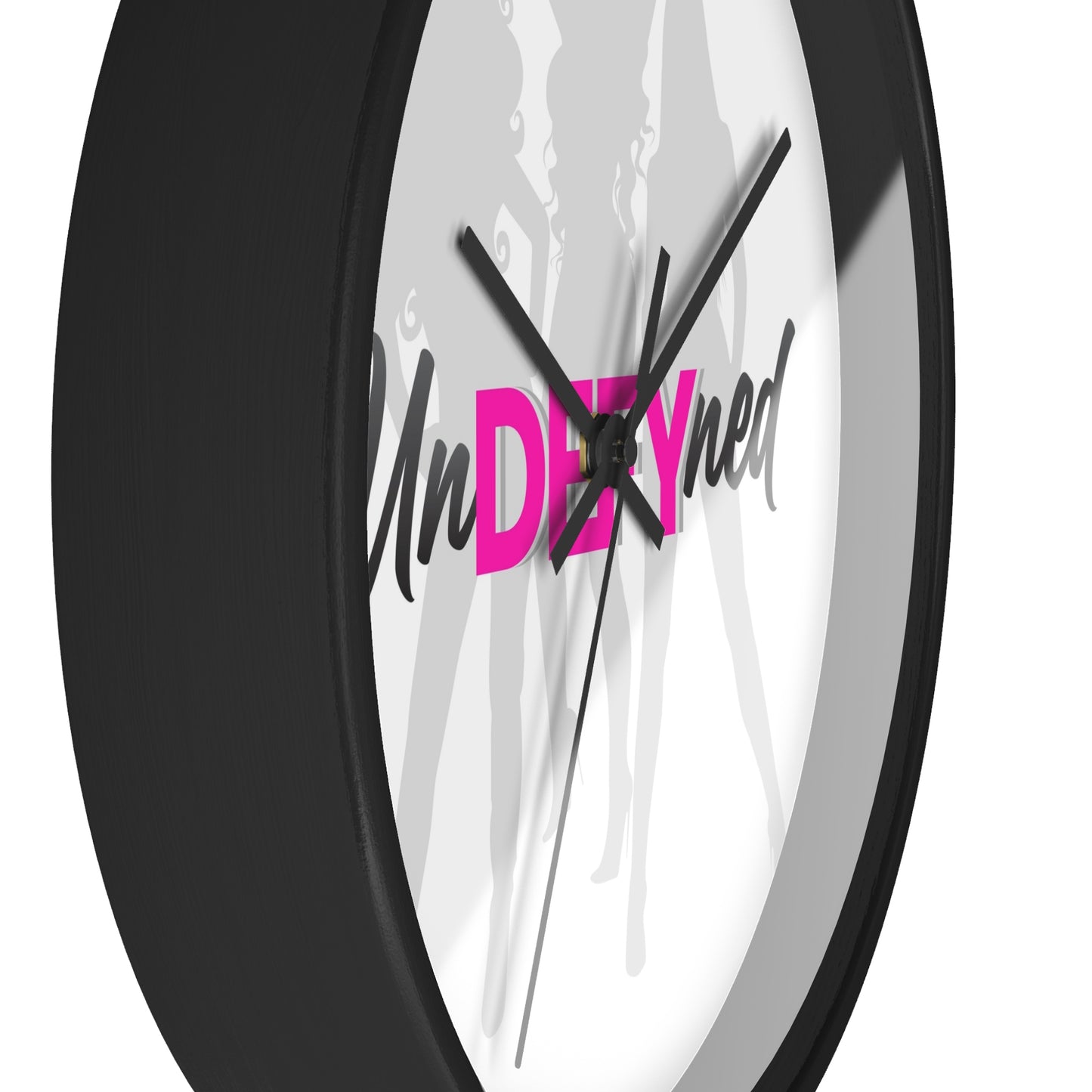 Wall clock (Grey logo)