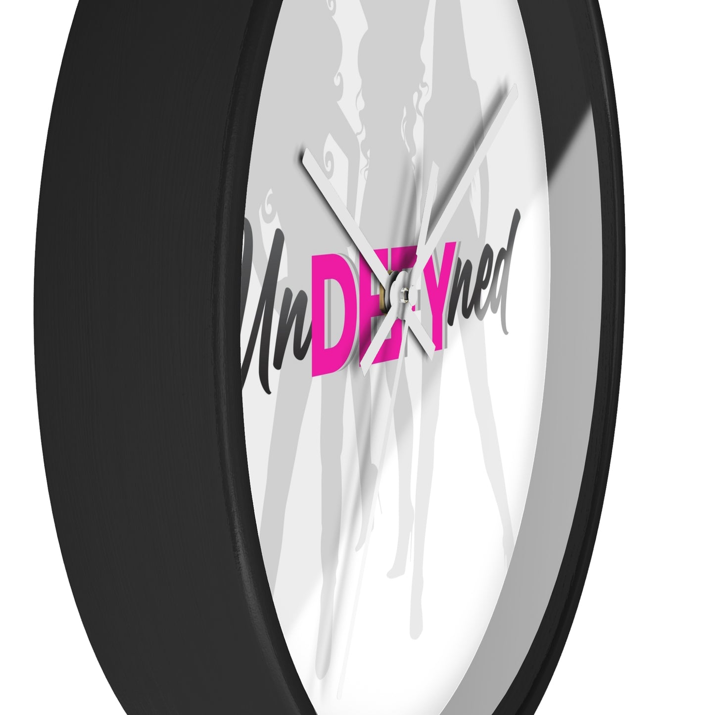 Wall clock (Grey logo)