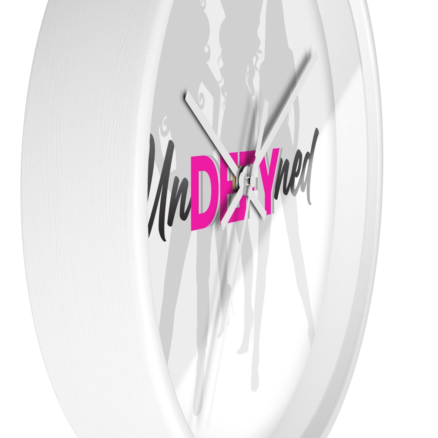 Wall clock (Grey logo)