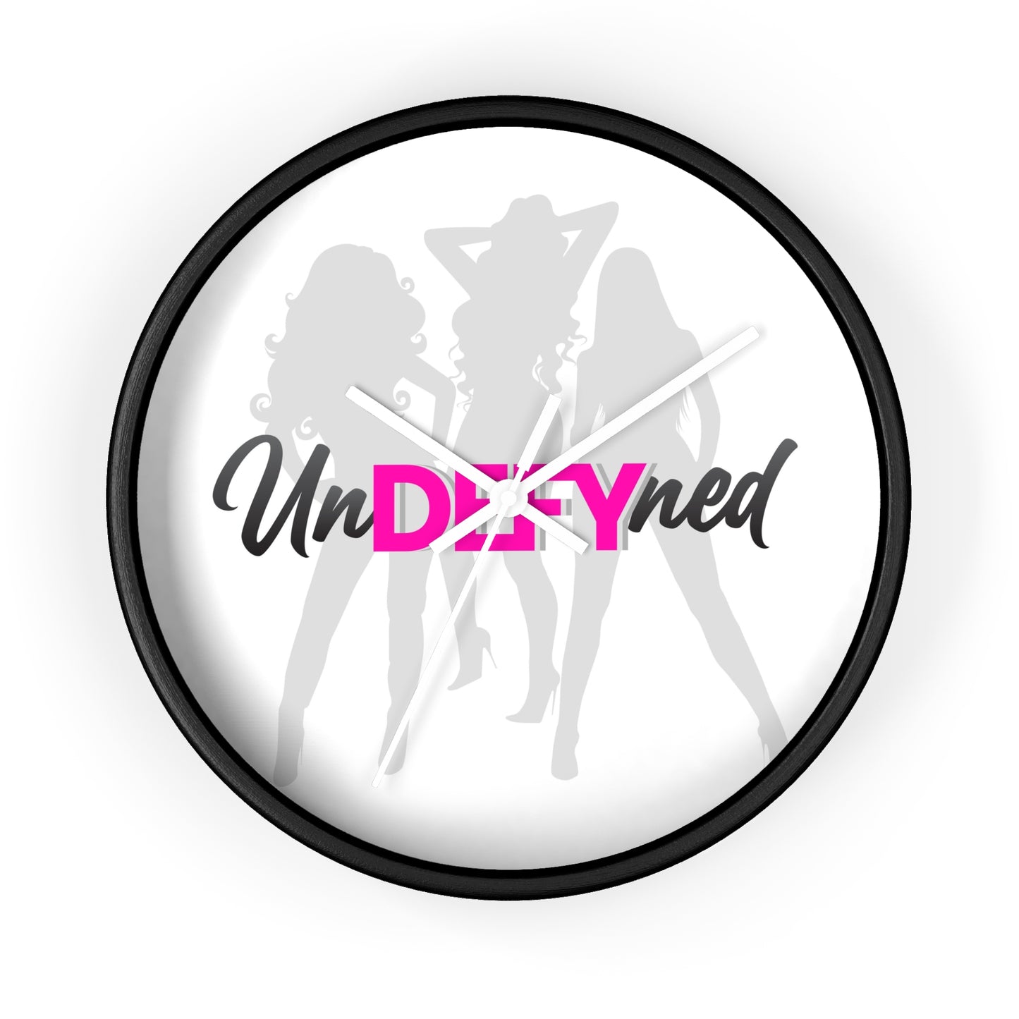 Wall clock (Grey logo)