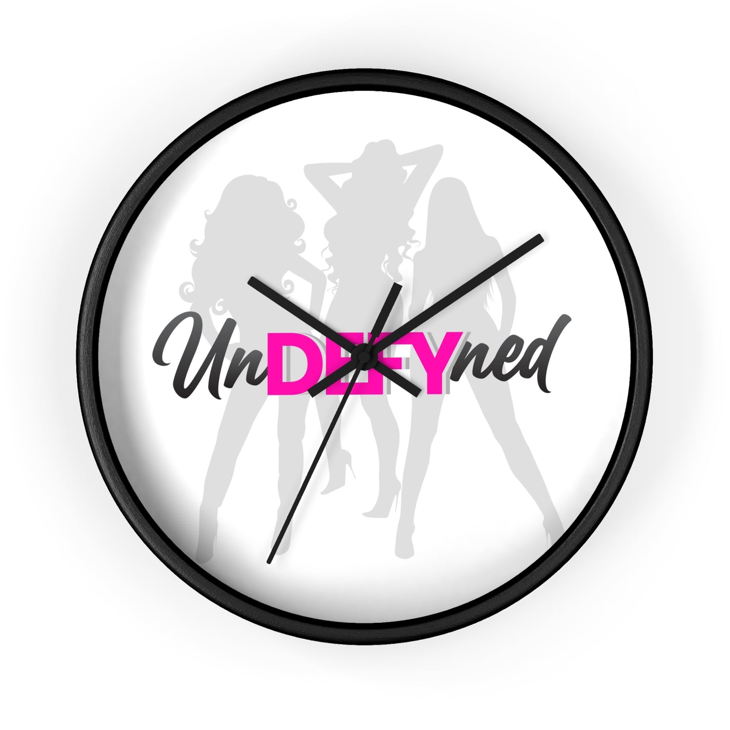 Wall clock (Grey logo)