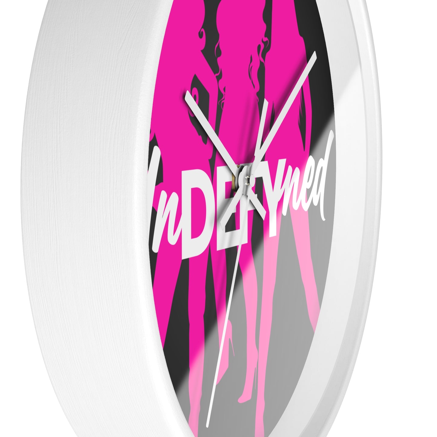 Wall clock (Pink logo)
