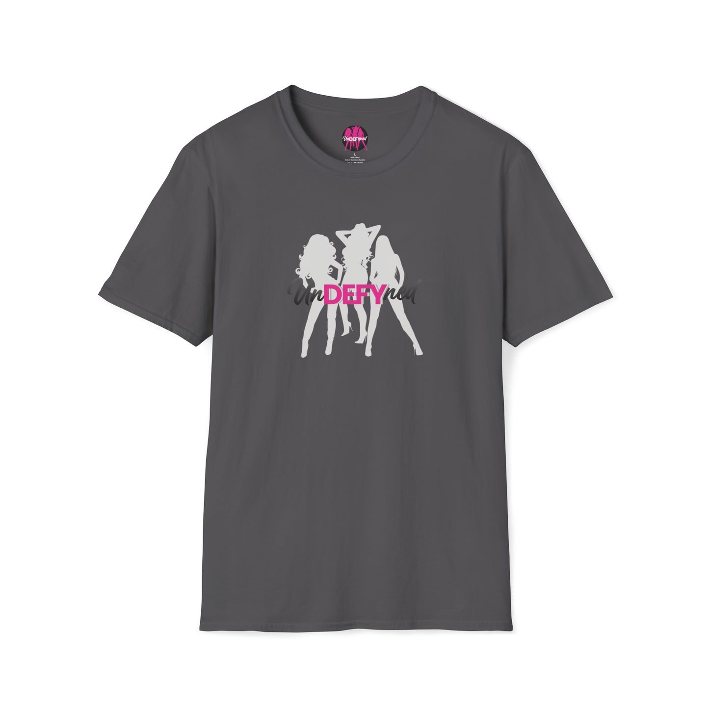 Unisex Softstyle T-Shirt (Grey logo)