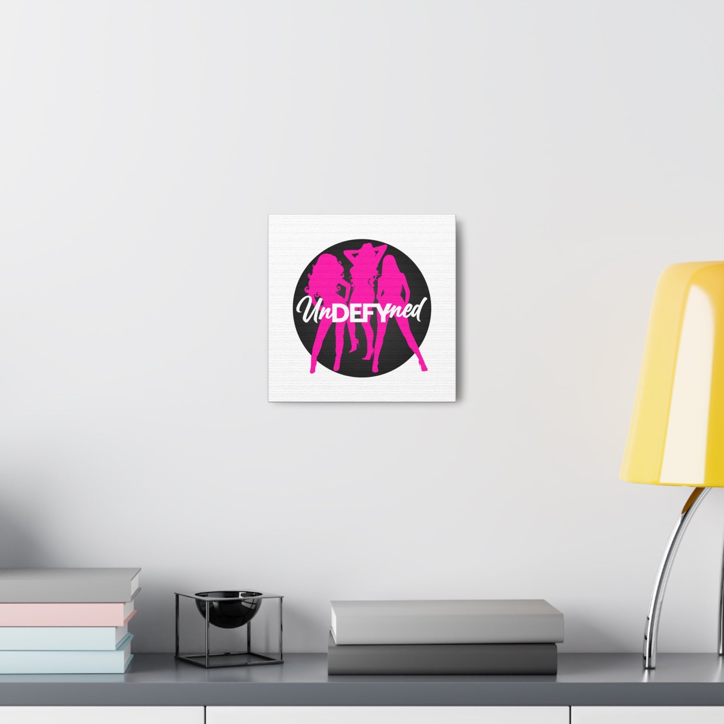 Canvas Gallery Wraps (White w/pink logo)