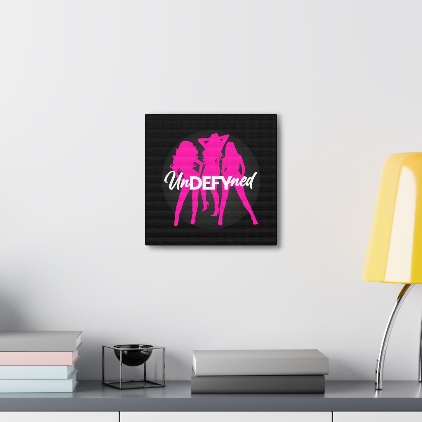 Canvas Gallery Wraps (Black w/pink logo)