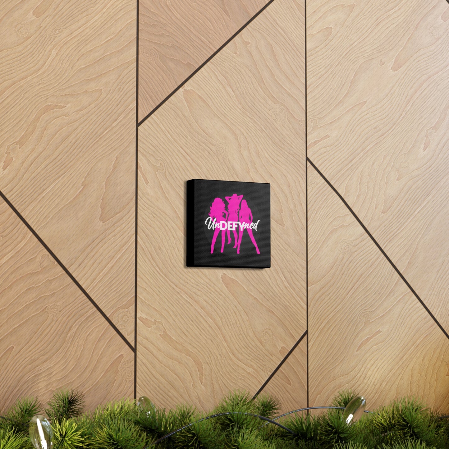 Canvas Gallery Wraps (Black w/pink logo)