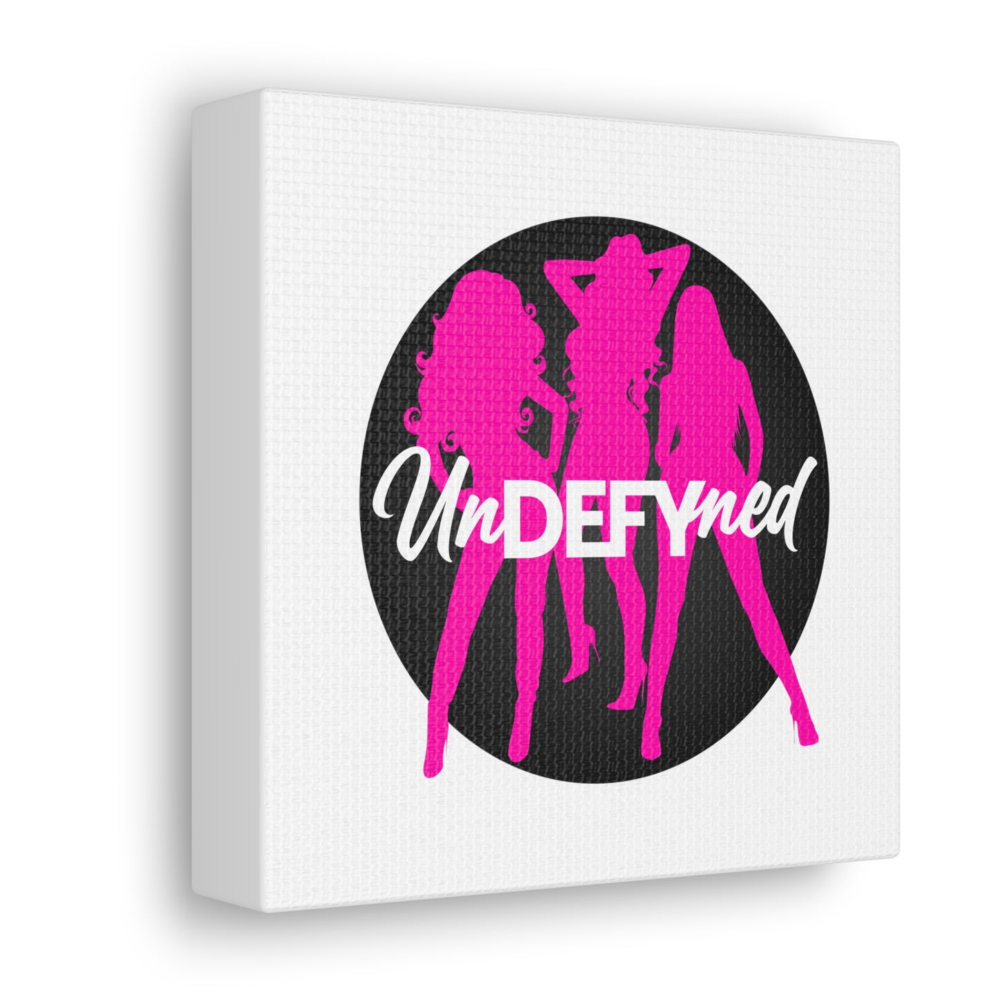 Canvas Gallery Wraps (White w/pink logo)