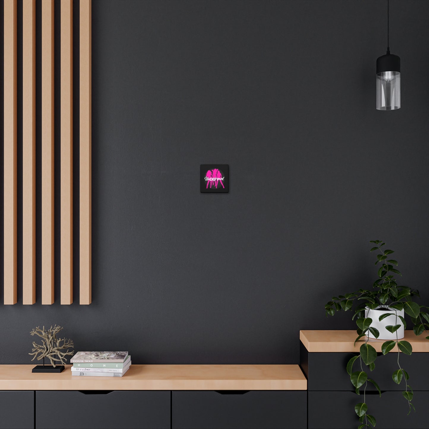 Canvas Gallery Wraps (Black w/pink logo)