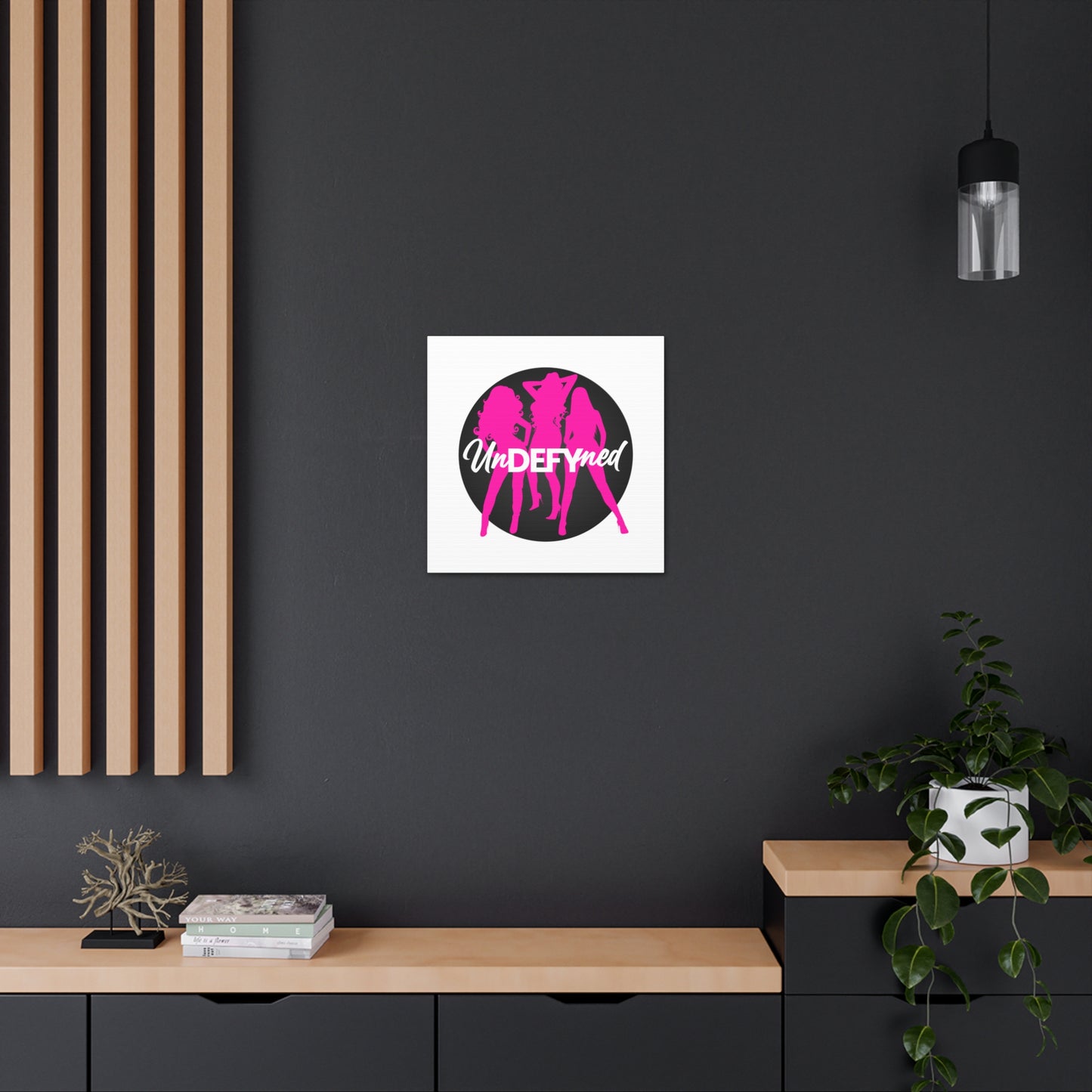 Canvas Gallery Wraps (White w/pink logo)