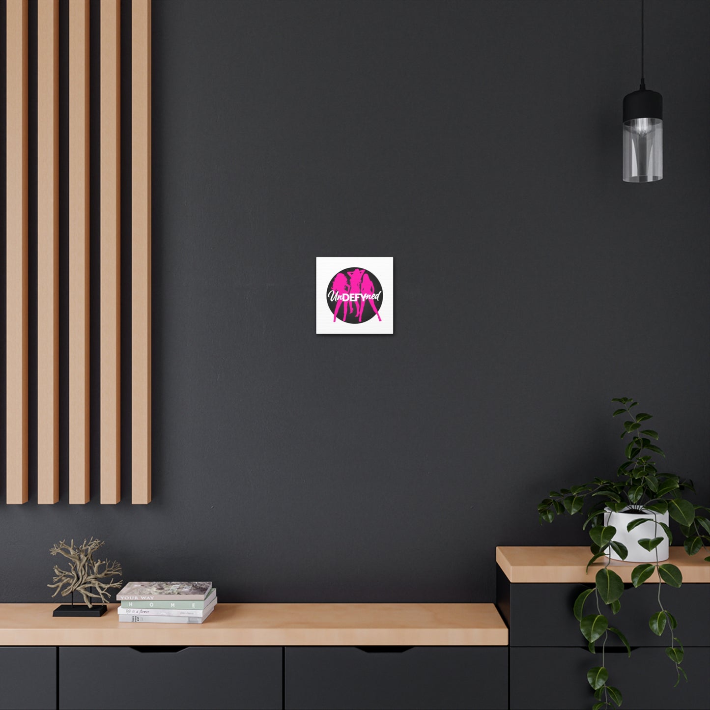 Canvas Gallery Wraps (White w/pink logo)