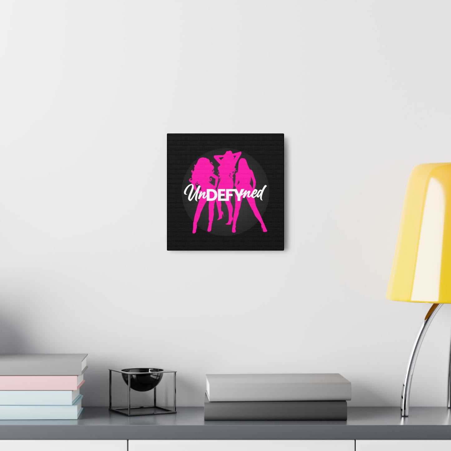 Canvas Gallery Wraps (Black w/pink logo)