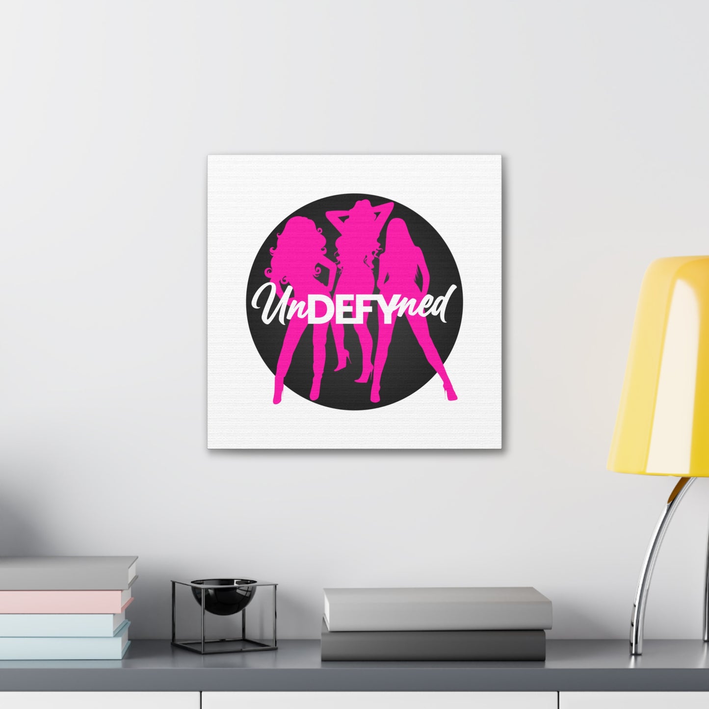 Canvas Gallery Wraps (White w/pink logo)