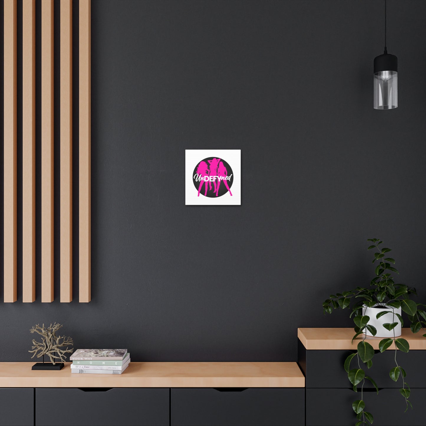 Canvas Gallery Wraps (White w/pink logo)