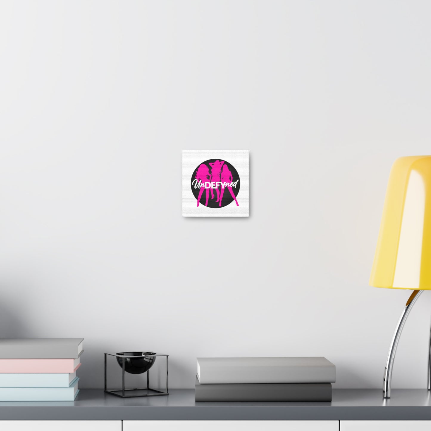 Canvas Gallery Wraps (White w/pink logo)