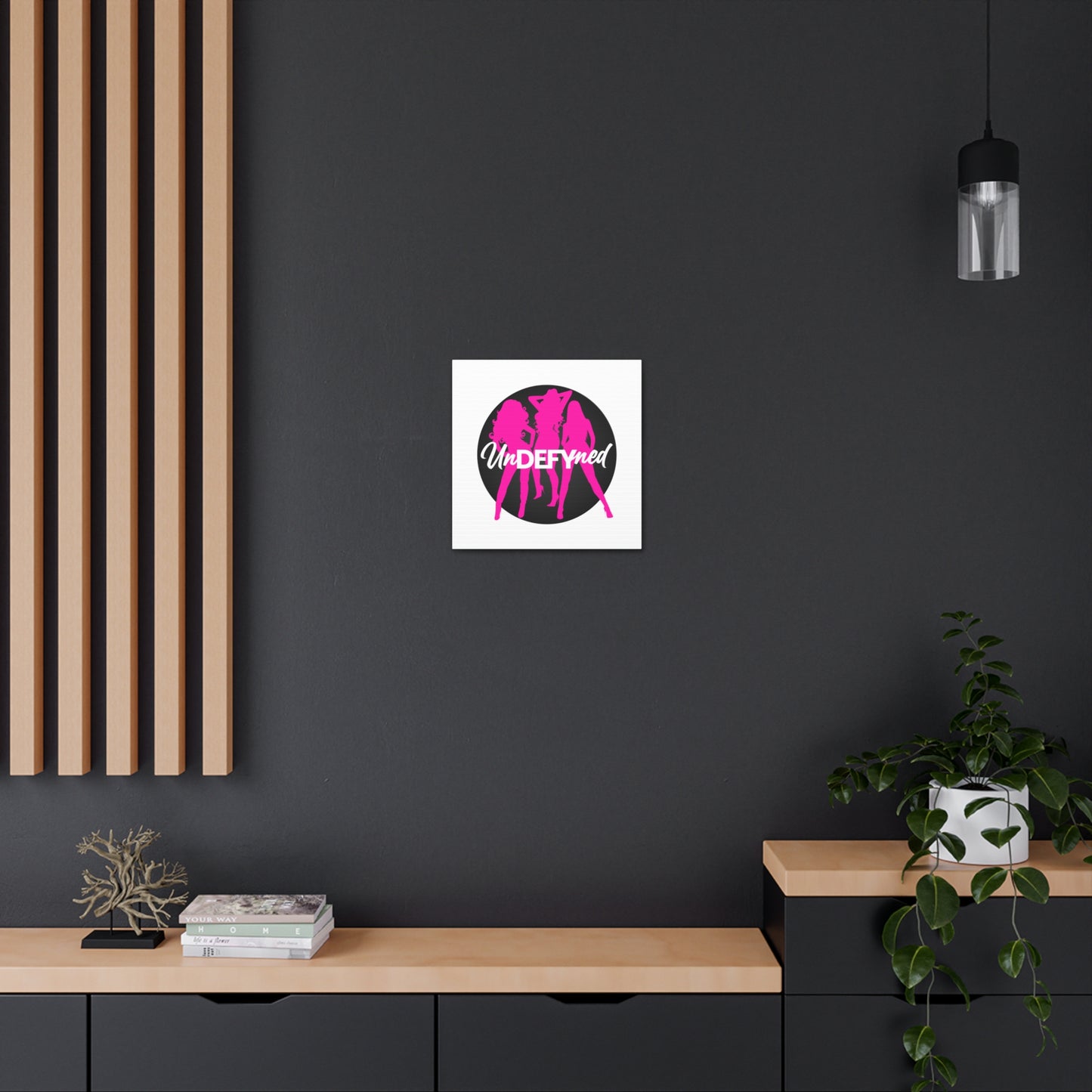 Canvas Gallery Wraps (White w/pink logo)